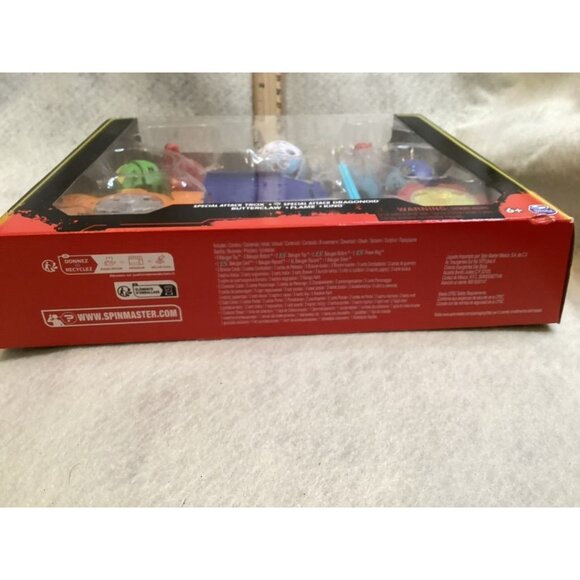 Bakugan Battle Pack Special Attack Trox Dragonoid Butterclaw Flame King - Picture 3 of 3